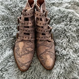 Never worn ankle booties
